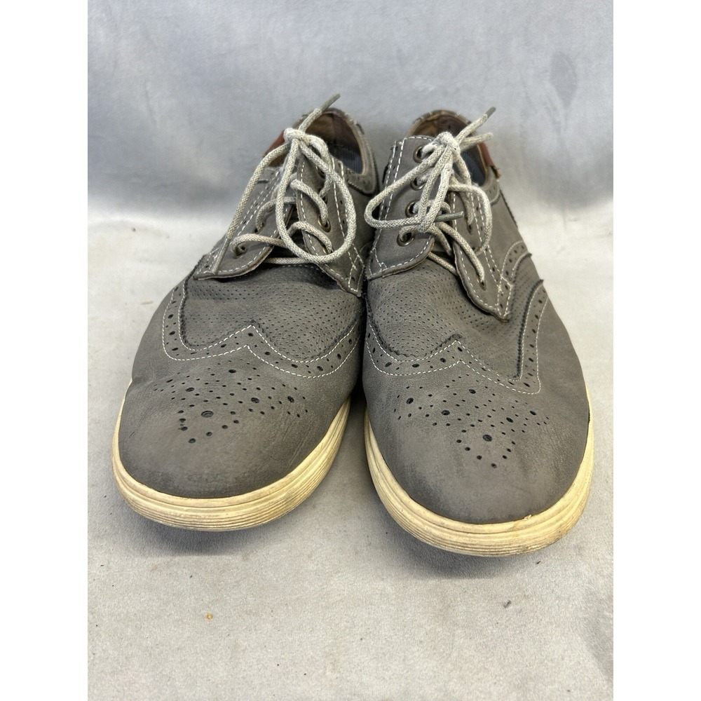 Madden Ranney Wingtip Casual Shoes Mens Size 12 Steve‎ Madden Lace Up Blue/ Gray - Picture 4 of 16